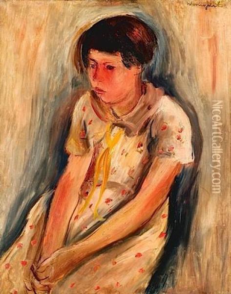La Petite Fille Oil Painting - Joachim Weingart