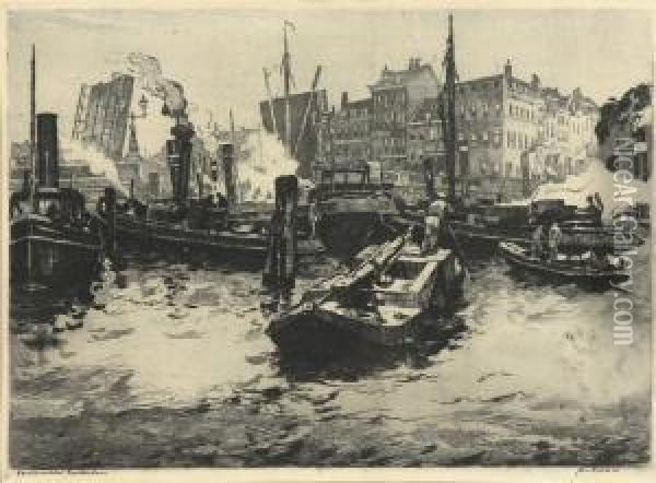 Terwenakker Te Rotterdam Oil Painting - Jan Sirks