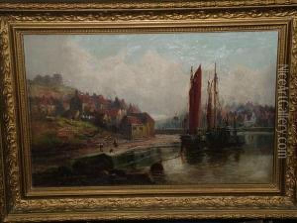 Harbourscene Oil Painting - William Gilbert Foster