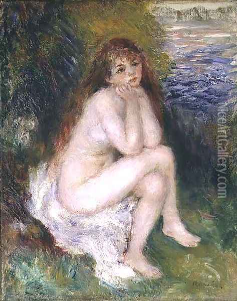 The Naiad 1876 Oil Painting - Pierre Auguste Renoir