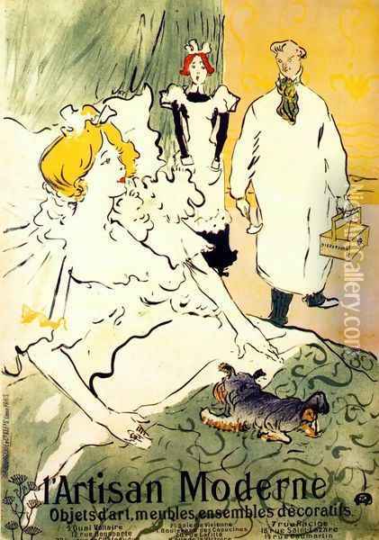 l'artisan moderne Oil Painting - Henri De Toulouse-Lautrec