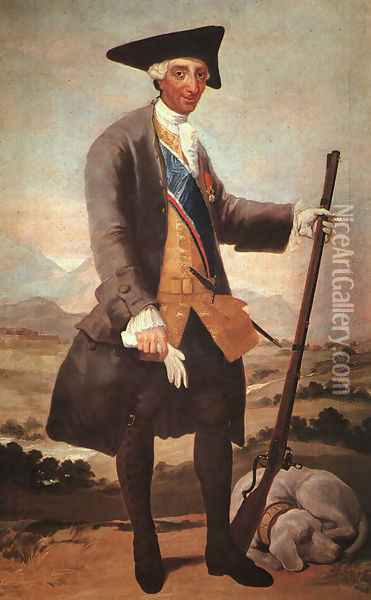 Charles III Oil Painting - Francisco De Goya y Lucientes