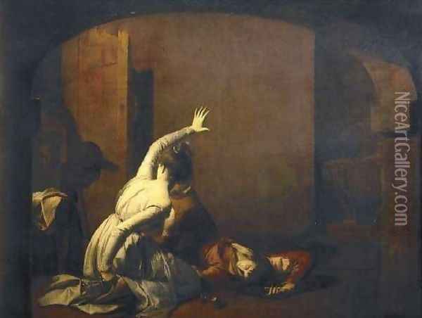 Romeo And Juliet Oil Painting - Josepf Wright Of Derby