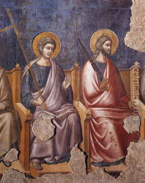 The Last Judgement (detail 11) 1290s Oil Painting - Pietro Cavallini