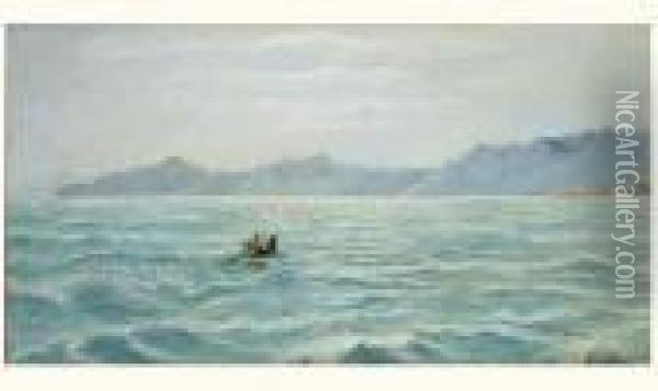 Barque Sur Le Lac Oil Painting - Henry Moore