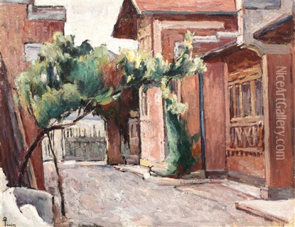 Ulita Din Constanta Oil Painting - Ion Theodorescu Sion