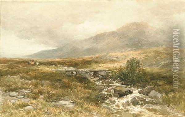 A Welshmoor Oil Painting - Edmund Morison Wimperis