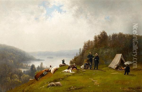 The Expedition Party Oil Painting - William Hahn