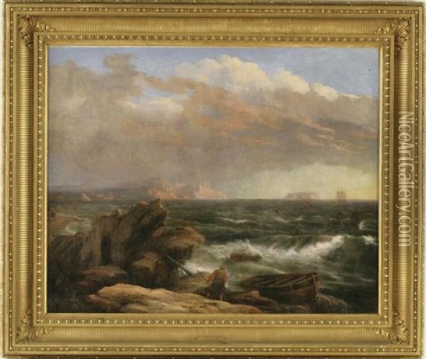 Clearing Storm Oil Painting - Thomas Birch
