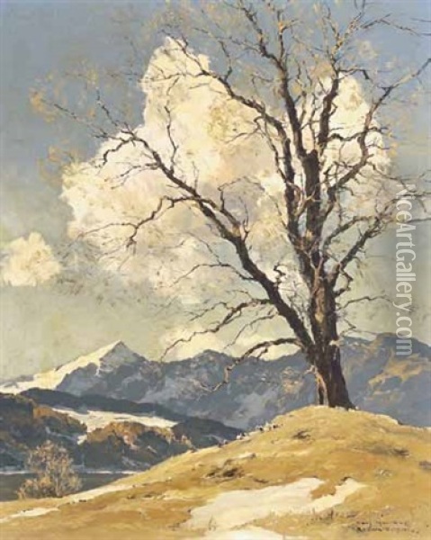 Am Tegernsee Oil Painting - Hans Maurus