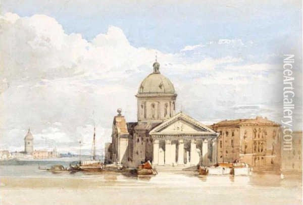 Venetian Scene Oil Painting - John Callow