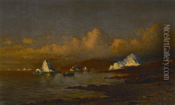 Morning's Silver Light (coast Of Labrador) Oil Painting - William Bradford