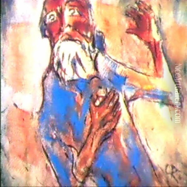 Ser Prophet Oil Painting - Christian Rohlfs