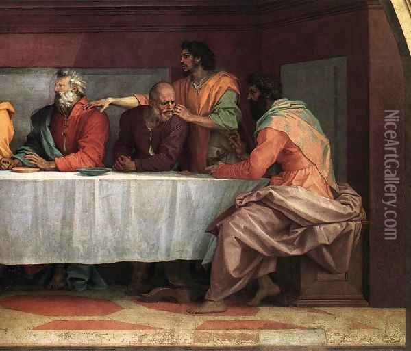 The Last Supper (detail) Oil Painting - Andrea Del Sarto