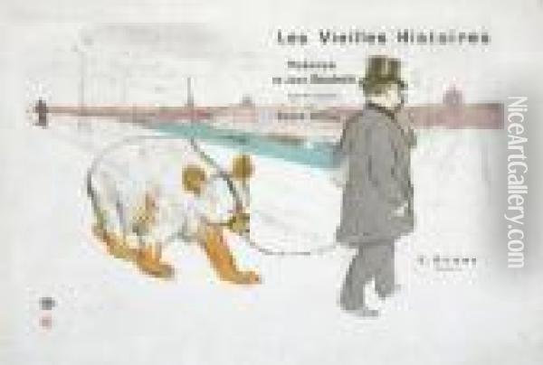 Les Vielles Histoires Oil Painting - Henri De Toulouse-Lautrec