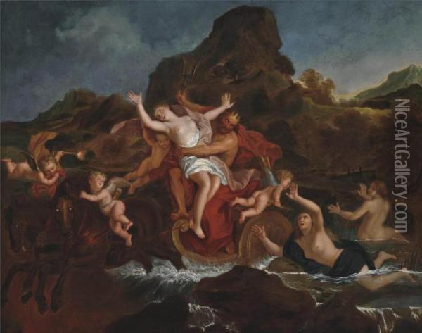 The Rape Of Persephone Oil Painting - Charles-Antoine Coypel