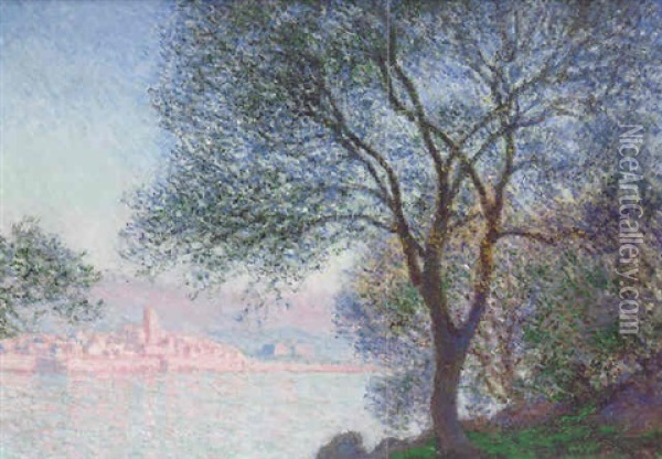 Antibes Vu De La Salis Oil Painting - Claude Monet