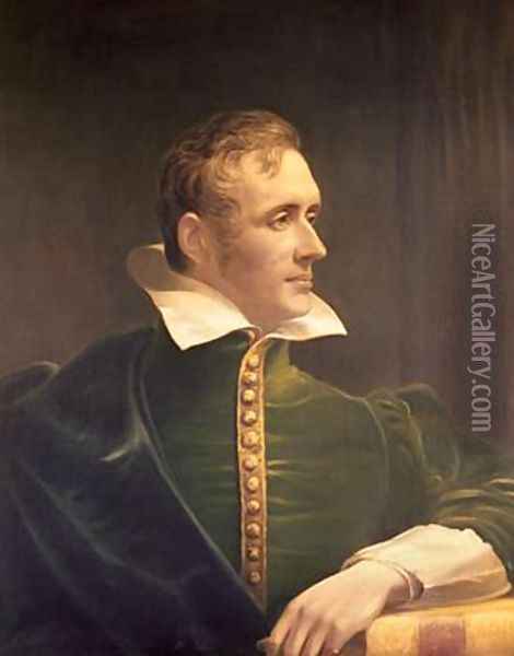 Sir Thomas Stamford Raffles 1781-1826 Oil Painting - James Lonsdale