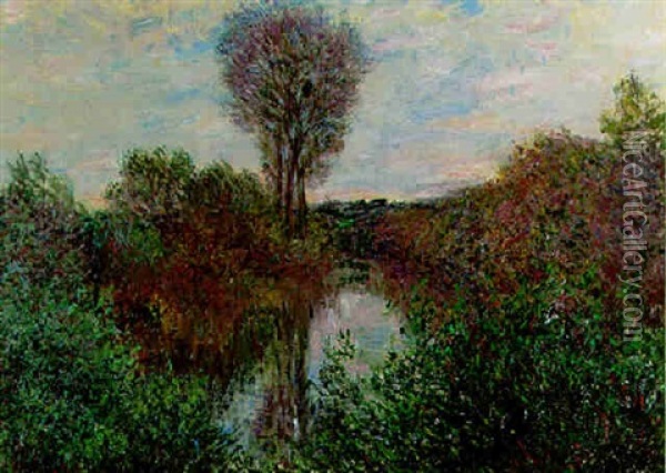 Le Petit Bras De Mousseaux Oil Painting - Claude Monet