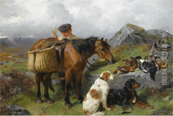 The Young Gamekeeper Oil Painting - John Sargent Noble
