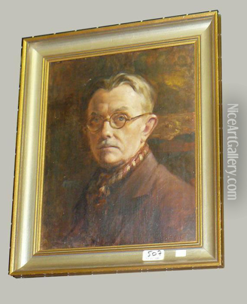 Autoportrait Oil Painting - Henry Bodart