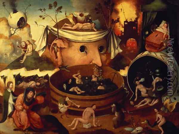 Tondal's Vision Oil Painting - Hieronymous Bosch