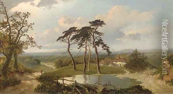 Knockholt, Kent Oil Painting - Edward H. Niemann