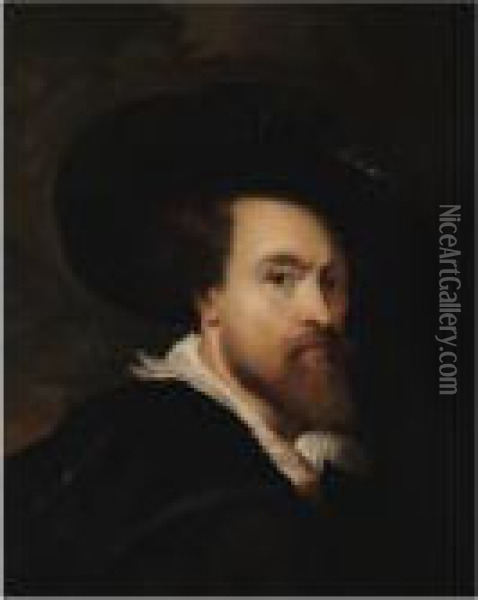 Autoritratto Oil Painting - Peter Paul Rubens