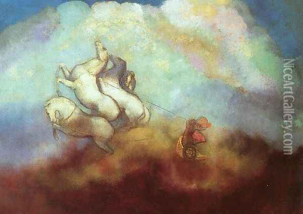 Phaethon Oil Painting - Odilon Redon