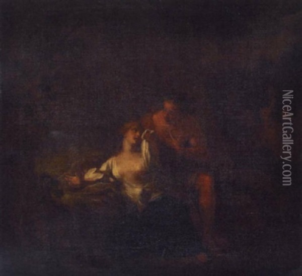 Bacchus And Ariadne Oil Painting - Charles-Antoine Coypel