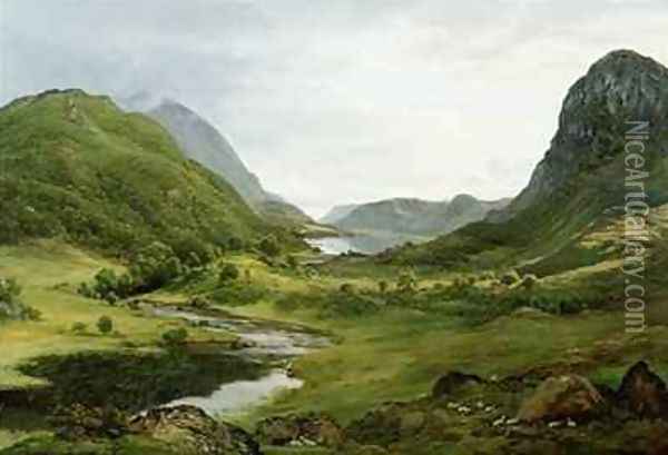 Thirlmere Oil Painting - John Glover