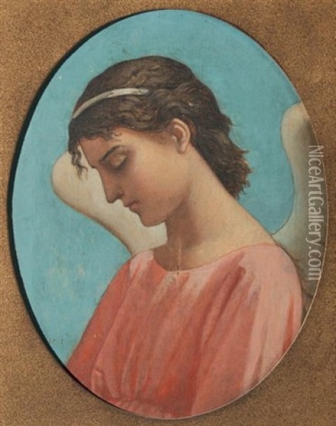 Figure D'ange Oil Painting - Romain Cazes