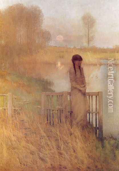 Reverie 1882 Oil Painting - Frank O'Meara