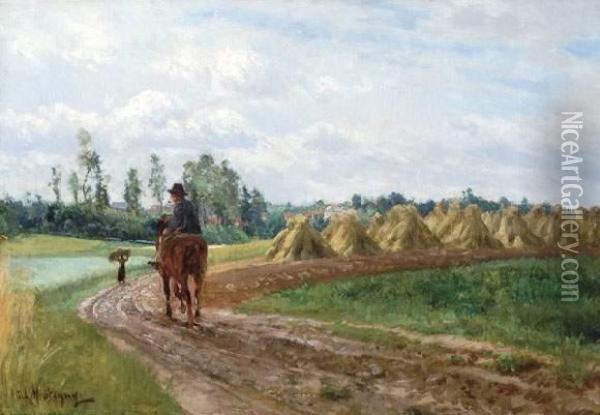 In De Velden Oil Painting - Jules Montigny