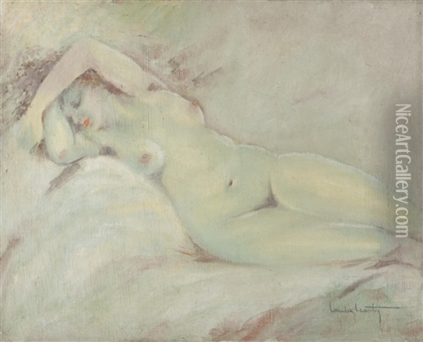 Nude Oil Painting - Louis Icart