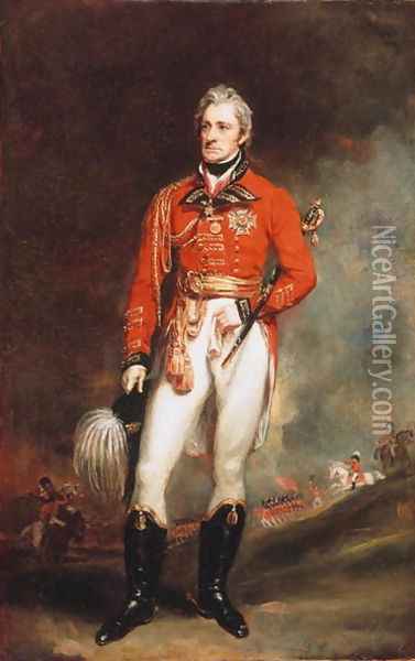 Major General Sir Thomas Munro KCB 1761-1827 Governor of Madras, c.1819 Oil Painting - Sir Martin Archer Shee