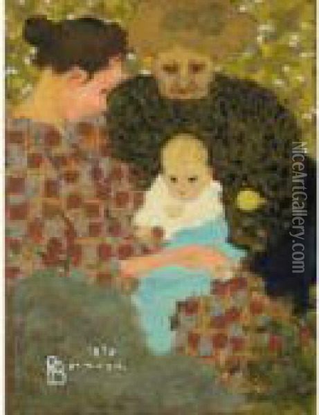 Les Trois Ages (maternite) Oil Painting - Pierre Bonnard