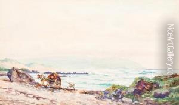 Rsw Macrihanish, North Oil Painting - Peter MacGregor Wilson