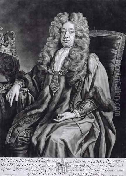 Sir John Houblon (1632-1711) Oil Painting - Johann Closterman