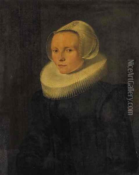 Portrait of a woman Oil Painting - Nicolaes (Pickenoy) Eliasz