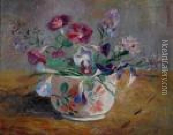 Vase De Fleurs Oil Painting - Paule Gobillard