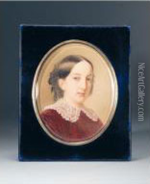 Portrait Of Grand Duchess Maria Nicholaevna Oil Painting - Fritz Thaulow