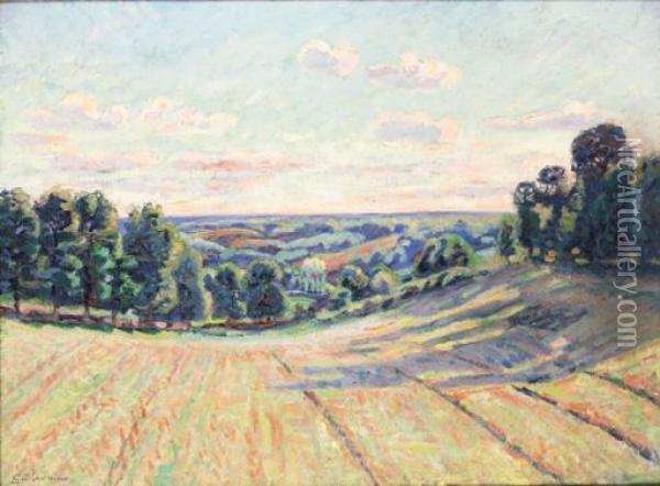 Paysage Vallonne De La Creuse Oil Painting - Armand Guillaumin