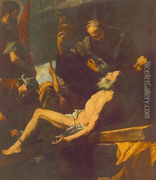 The Martyrdom of St Andrew 1628 Oil Painting - Jusepe de Ribera
