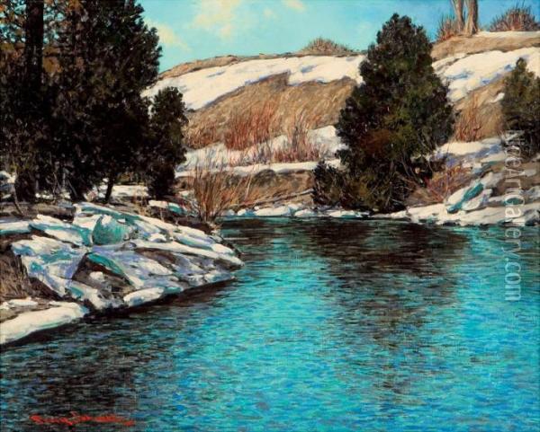 Vanquished Winter Oil Painting - Franz Hans Johnston