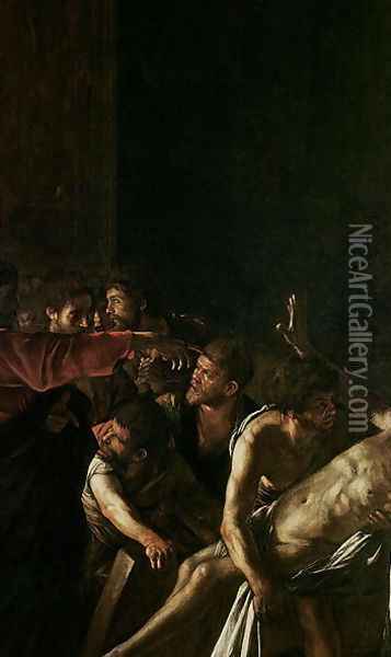 Resurrection of Lazarus 2 Oil Painting - Caravaggio