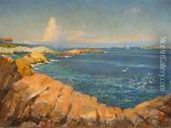 Marblehead, Massachusetts Oil Painting - Richard Langtry Partington