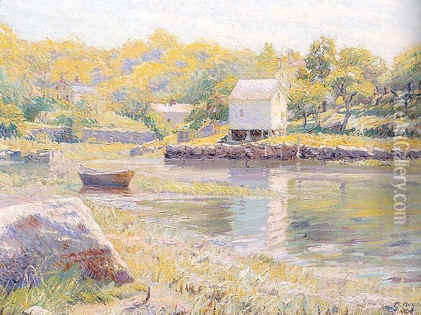 Lobster Cove Annisquam 1905 Oil Painting - Ferenc Martyn