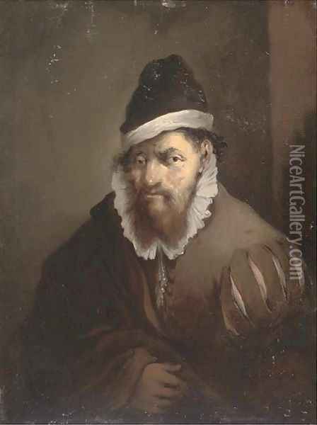 Portrait of a gentleman Oil Painting - Johann Georg Trautmann