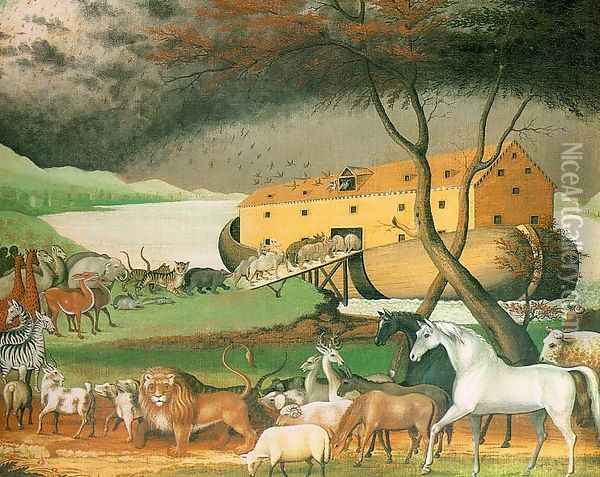 Noah's Ark 1846 Oil Painting - Edward Hicks